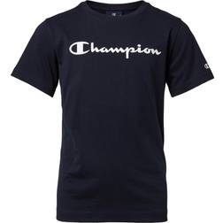 Champion Crewneck T-Shirt Junior Blue Unisex Azul