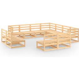 vidaXL 3075884 Loungesæt, borde inkl. 11 sofaer