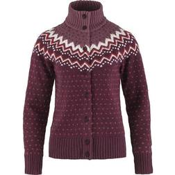 Fjällräven Övik Knit Cardigan - Dark Garnet