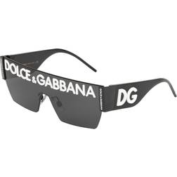 Dolce & Gabbana Hombre Sunglass DG2233 Violeta Degradado Y Gris Oscuro