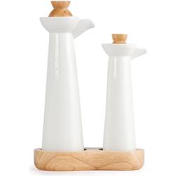 Olympia Whiteware Distributeur d'Huile et de Vinaigre 2pcs