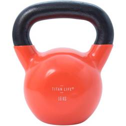 Titan Life Kettlebell In Vinile 16kg Arancio