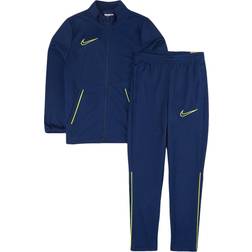 Nike Dri-FIT Academy Knit Football Tracksuit Older Kids - Blue Void/Volt/Volt