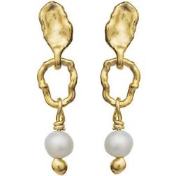 Maanesten Seraphine Earrings - Gold/Pearls
