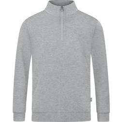 JAKO Organic Ziptop - Light Grey Melange