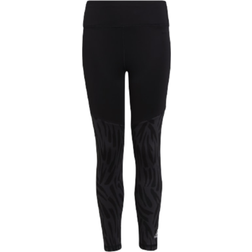 Adidas Optime Aeroready Training Tights Kids - Black/Carbon/Black