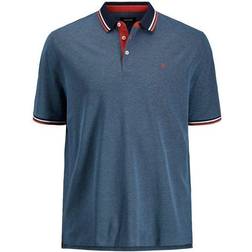 Jack & Jones Classic Plus Size Polo Shirt - Blue/Denim Blue