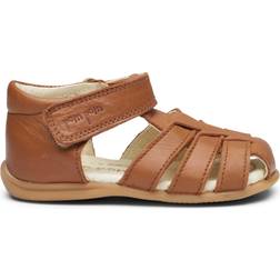 Pom Pom Closed Starter Sandal - Camel