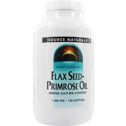 Source Naturals Flax Seed-Primrose Oil 1300 mg. 180 Softgels