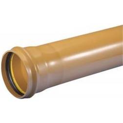 Wavin 250 x 1000 mm PVC-kloakrør m/muffe, klasse S SN8, EN 1401