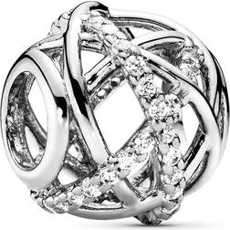 Pandora Sparkling Galaxy Openwork Charm - Silver/Transparent