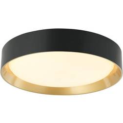 Lindby Kambia Black/Gold Loftplafond 55cm