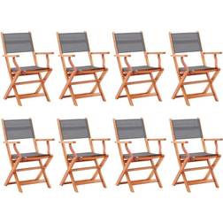 vidaXL 3086965 8-pack Garden Dining Chair