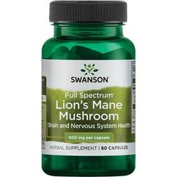 Swanson Lions Mane Mushroom 500mg