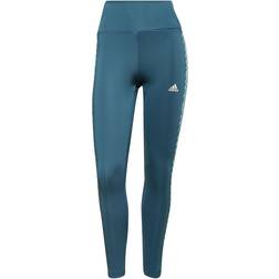 adidas Designed to Move High-Rise Sport Zebra 7/8 Tights Women - Orbit Indigo/Mint Ton