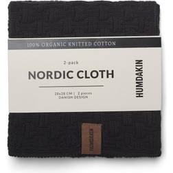 Humdakin Nordic 2-pack Karklud Grå, Sort (28x28cm)