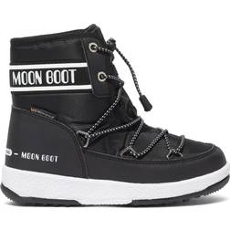 Moon Boot Boy Mid Wp Black Unisex Azul