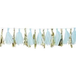 Ginger Ray Garlands Tassel Blue/Gold