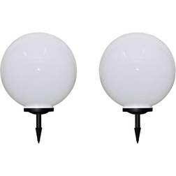 vidaXL Pathway Bedlampe 71cm 2stk