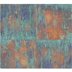 A.S. Creation Metallic Mustertapete A.S. Materials in Blau Braun Metallic 361181