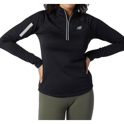 New Balance Heat Grid Half Zip Top Women - Black