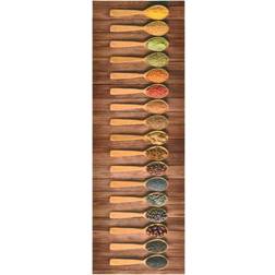 vidaXL Spoon Multifarve 45x150cm