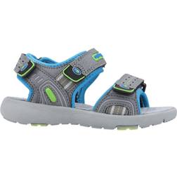 Hush Puppies Kid's Mario Quarter Strap Sandal - Grey