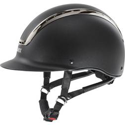 Uvex Casco Suxxeed Cromado, Black/Silver