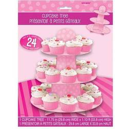 Unique Party Pink Cupcake Stand