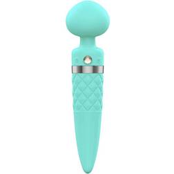 Pillow Talk Sultry Dual Ended Warming Massager Teal