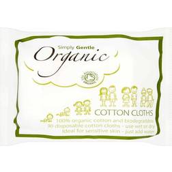 Simply Gentle 3-i-1 Makeupfjerner vådservietter – økologiske