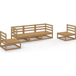 vidaXL 3075392 Loungesett, Bord inkl. 5 Soffor