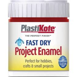 Plasti-Kote Fast Dry Enamel Paint B25 Bottle Metallic Red 59ml