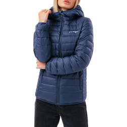 Hype Women's Lightweight Puffer Jacket - Navy