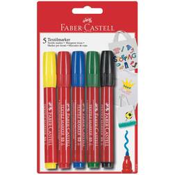 Faber-Castell Tekstiltusser 5 stk