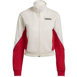 Adidas Training Jacket Women - Wonder White/Vivid Red