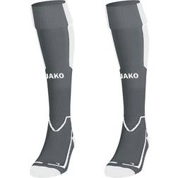 JAKO Lazio Socks Kids - Stone Grey/White