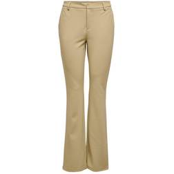 Only Rocky Flared Trousers - Beige/Nomad