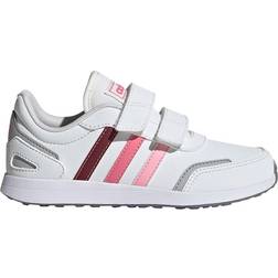 Adidas Kid's VS Switch - Acid Red/Cloud White/Sky Rush