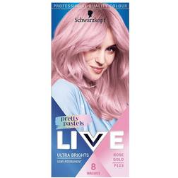 Schwarzkopf Live Ultra Brights Pretty Pastels P123 Rose Gold