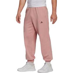 adidas Essentials FeelVivid Cotton French Terry Straight-Leg Joggers - Wonder Mauve