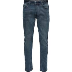 Only & Sons Onsloom Life Grey Slim Fit Jeans - Grey/Grey Denim