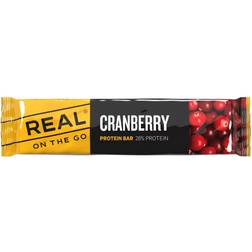 Real On The Go Cranberry Protein Bar 1 pcs
