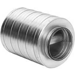 Lindab Lyddæmper Slbu Ø800 L=900 100 Mm Isolering Med Baffel