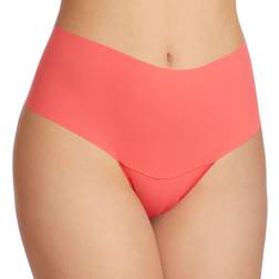 Hanky Panky Breathe High Rise Thong - Coral