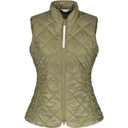 Gerry Weber Body Warmer With Diamond Quilting - Green