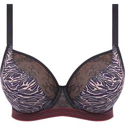 Freya Wild Plunge Bra - Black Zebra