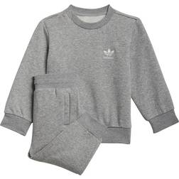 adidas Infant Adicolor Crew Set - Medium Grey Heather (HE6910)