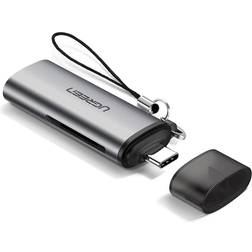 UGREEN 2in1 Card Reader USB-C 3.1 to microSD + SD