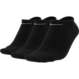 NIKE Lightweight Training No-Show Socks 3-pack Men - Black/White